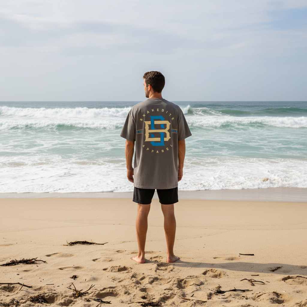 Foundation Heavy Faded Grey Oversized Tee