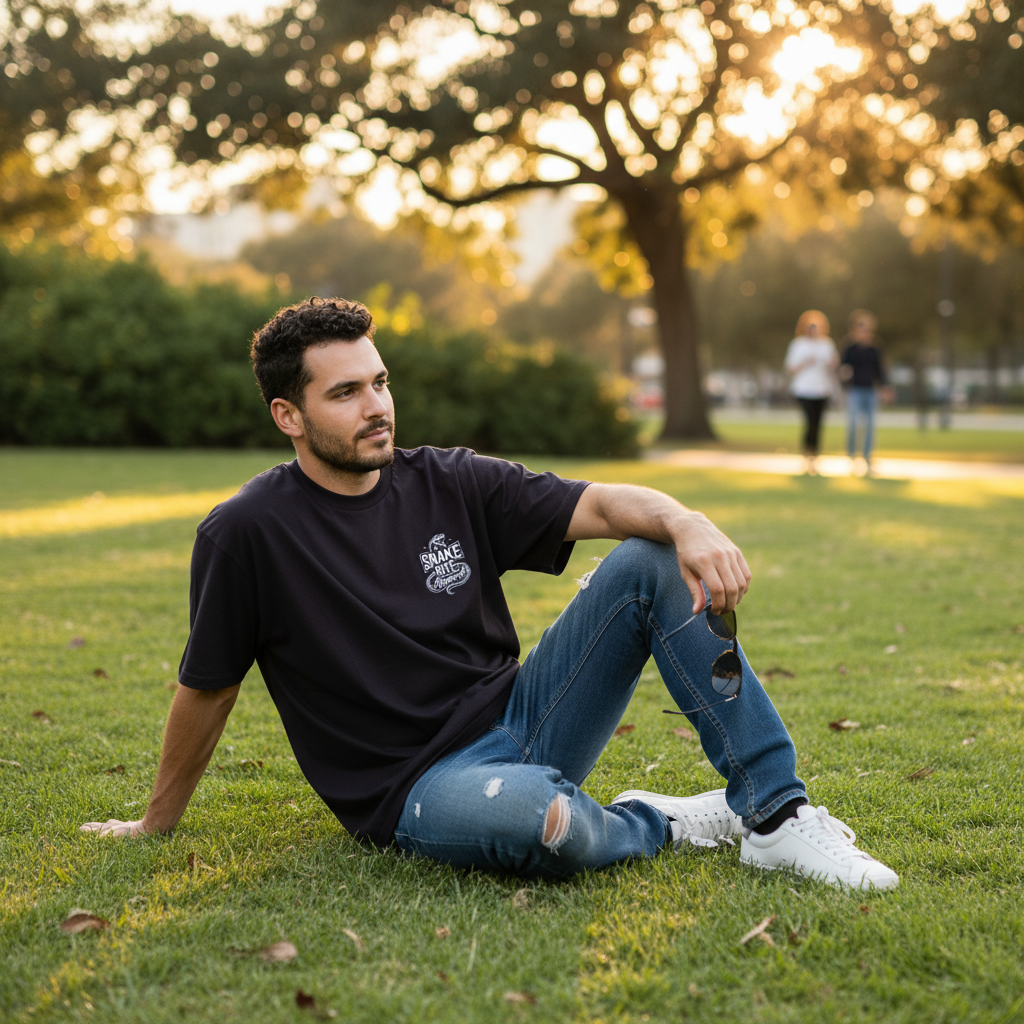 Venom Seal Heavy Plum Oversized Tee