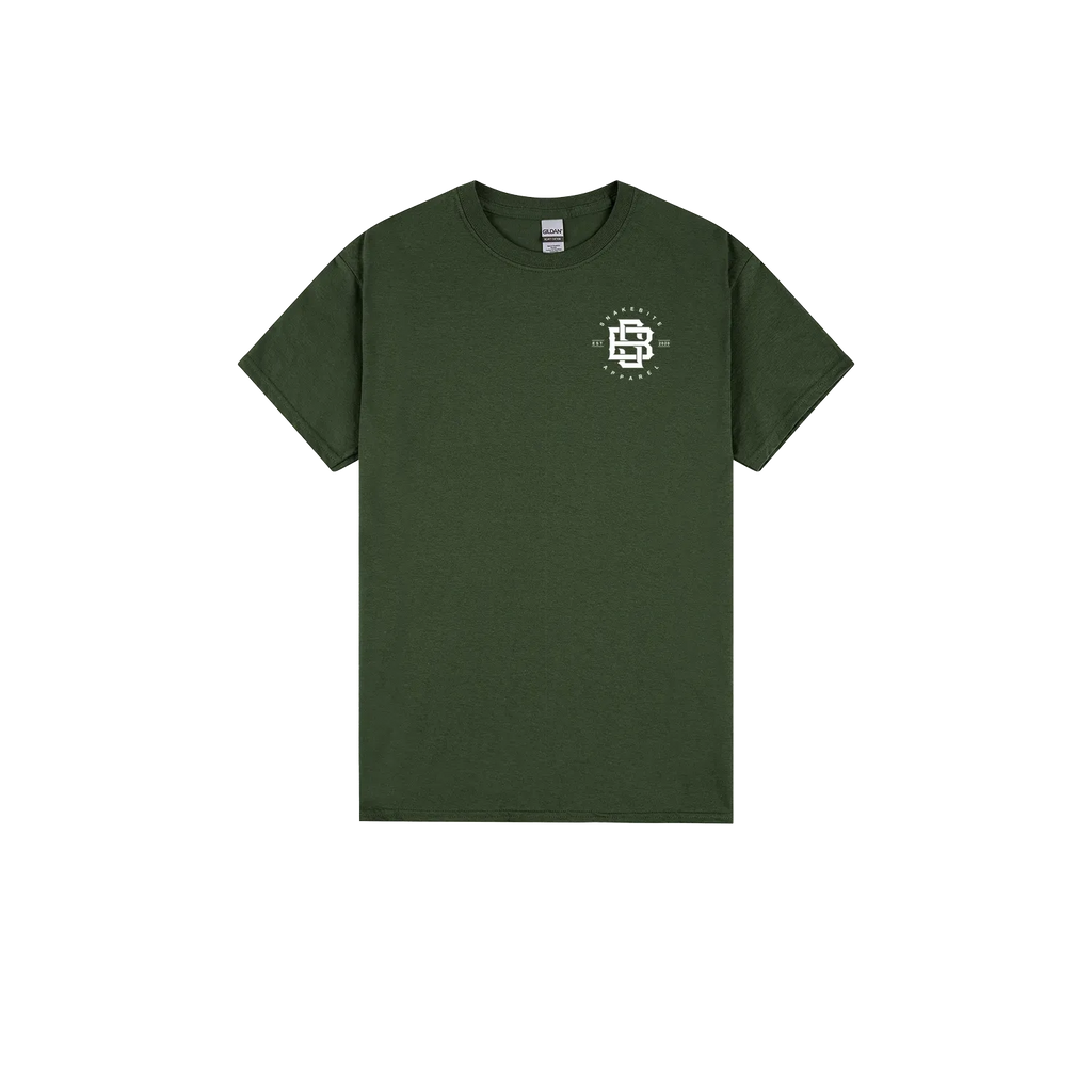 Forest Green front flat lay