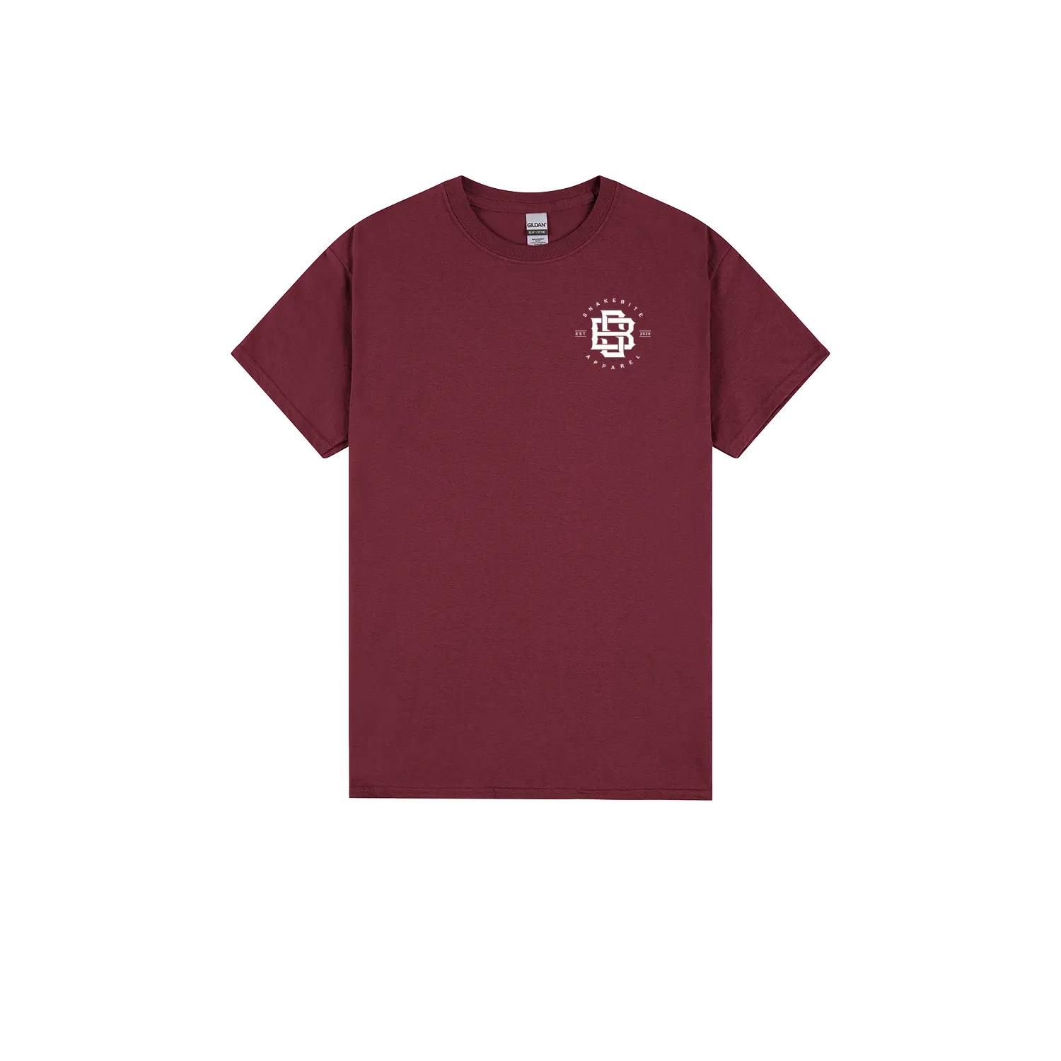Maroon front flat lay