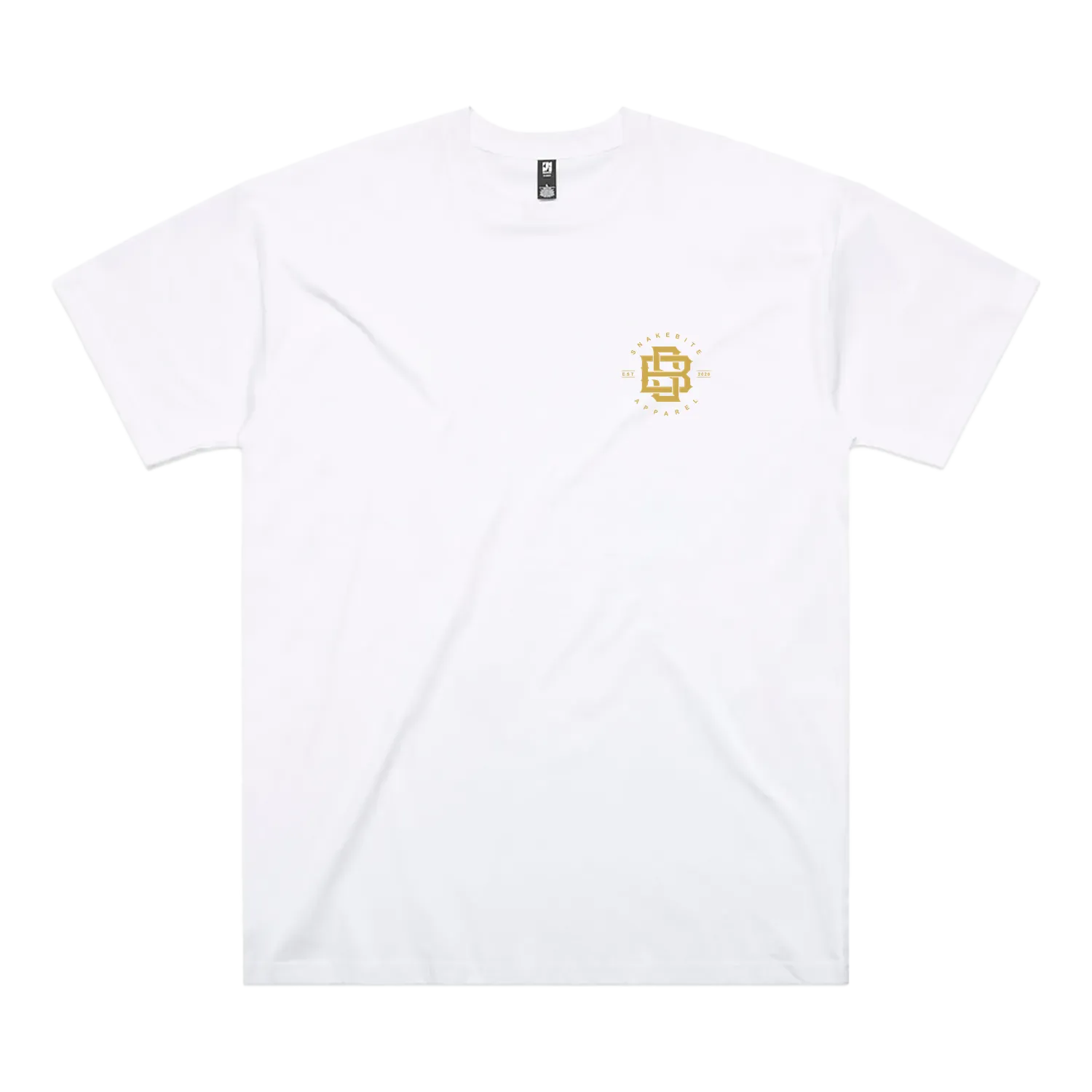 White front flat lay