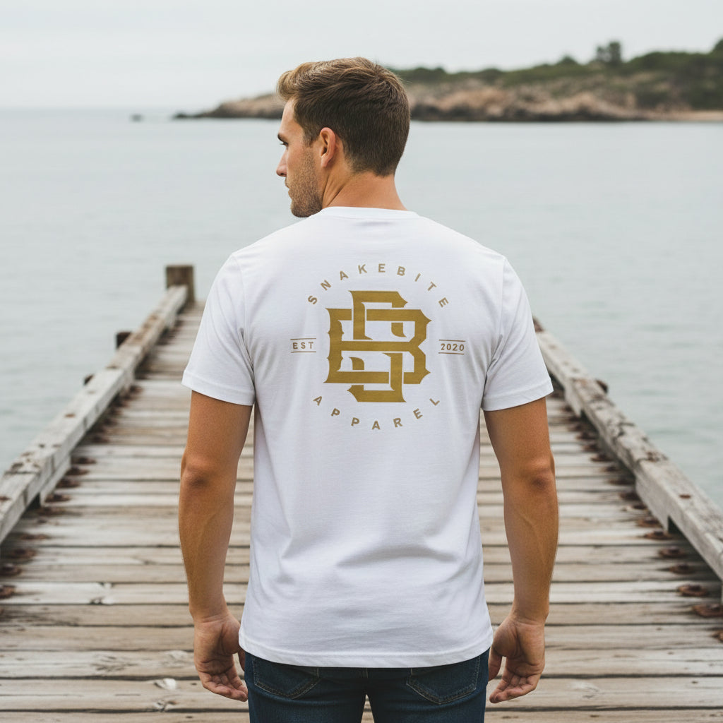 Limited Edition Gold Fundamental White Classic Tee