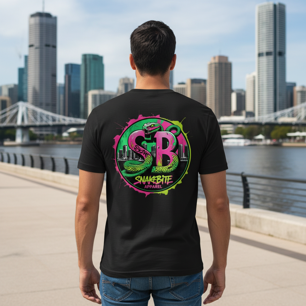 BNE Skyline Neon Staple Tee