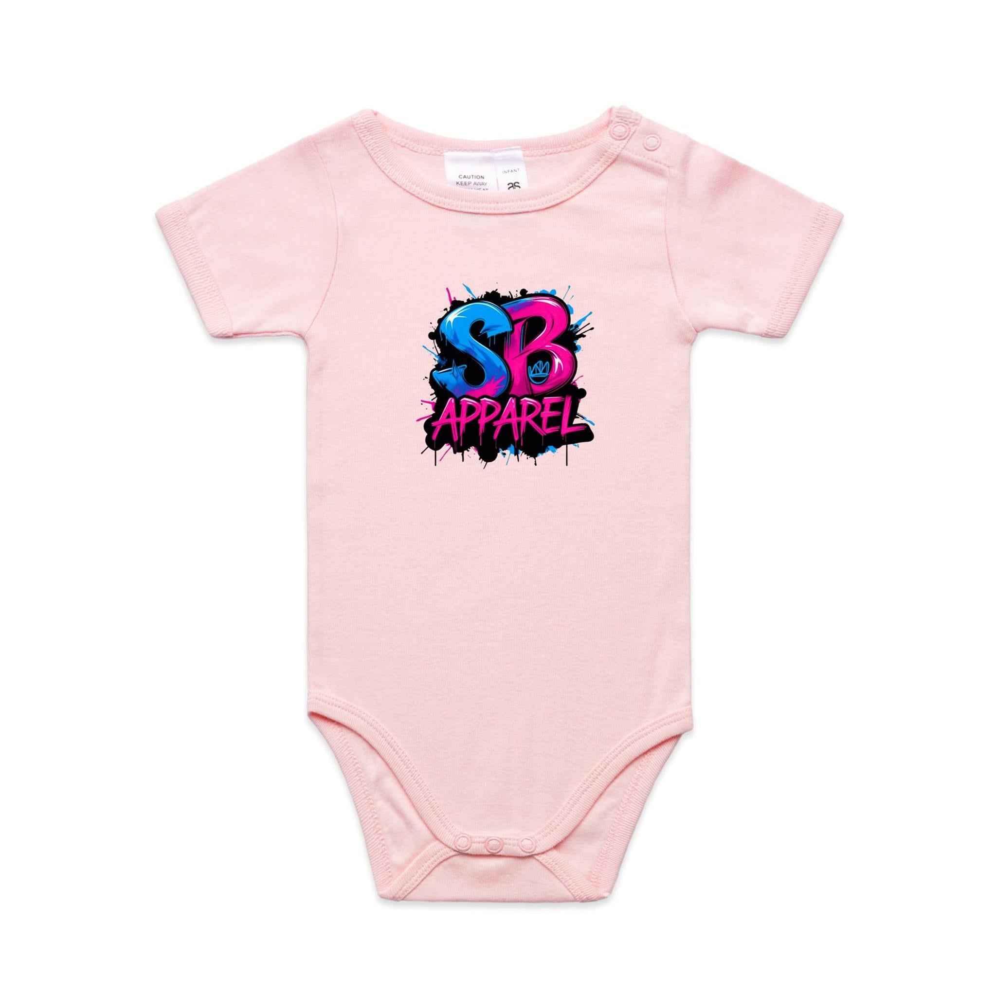 Multi Colour Splash Zone  Organic Infant  One-Piece Romper